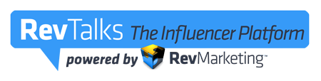 Rev Talks Influencer podcasting platform logo